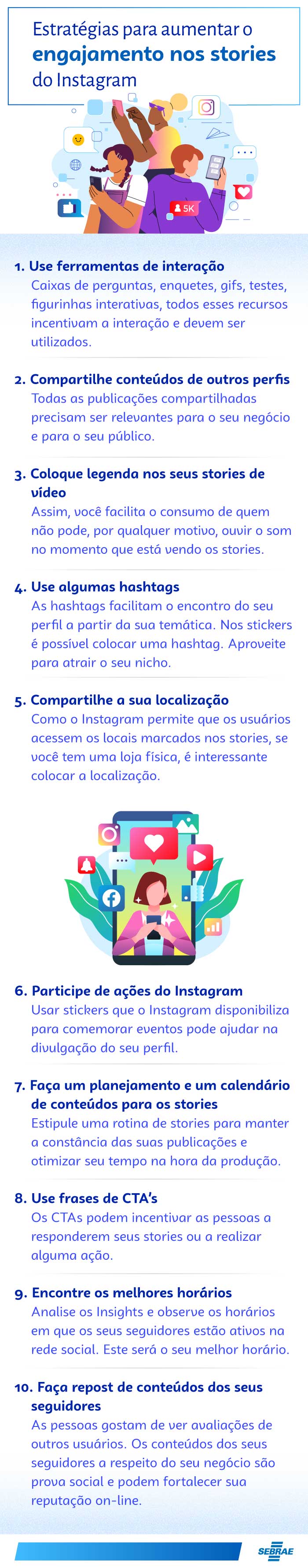 Como Aumentar O Engajamento Nos Stories Do Instagram Sebrae